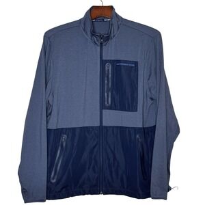 Southern Tide Men's Sea Foam Performance Jacket. Size M‎ Gray Blue Preppy Golf